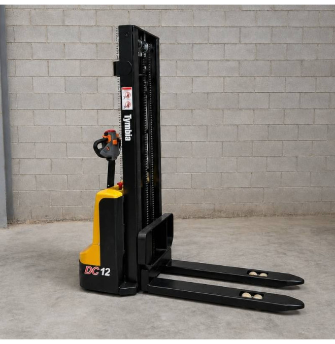 Electric stacker 1200kg at 3000mm - 24V / 100Ah