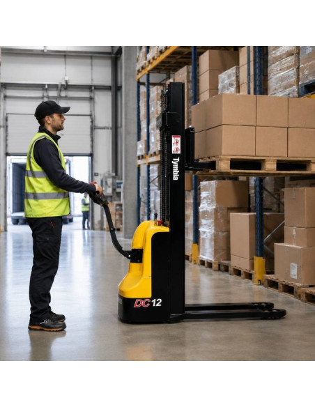 Electric stacker 1200kg at 3000mm - 24V / 100Ah