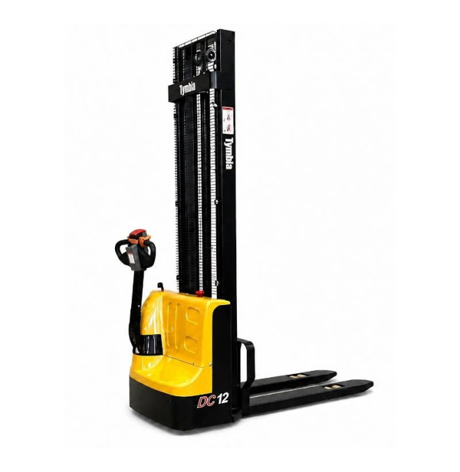 Electric stacker 1200kg at 4000mm - 24V / 100Ah