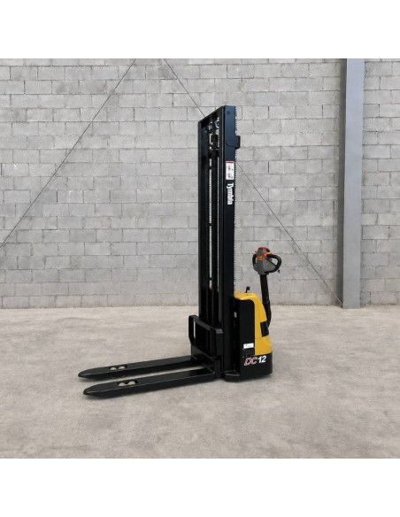 Electric stacker 1200kg at 4000mm - 24V / 100Ah