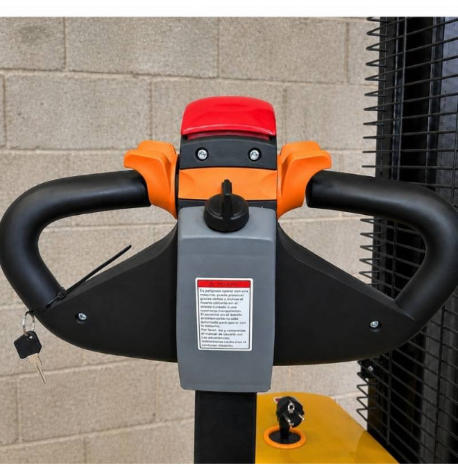Electric stacker 1200kg at 4000mm - 24V / 100Ah