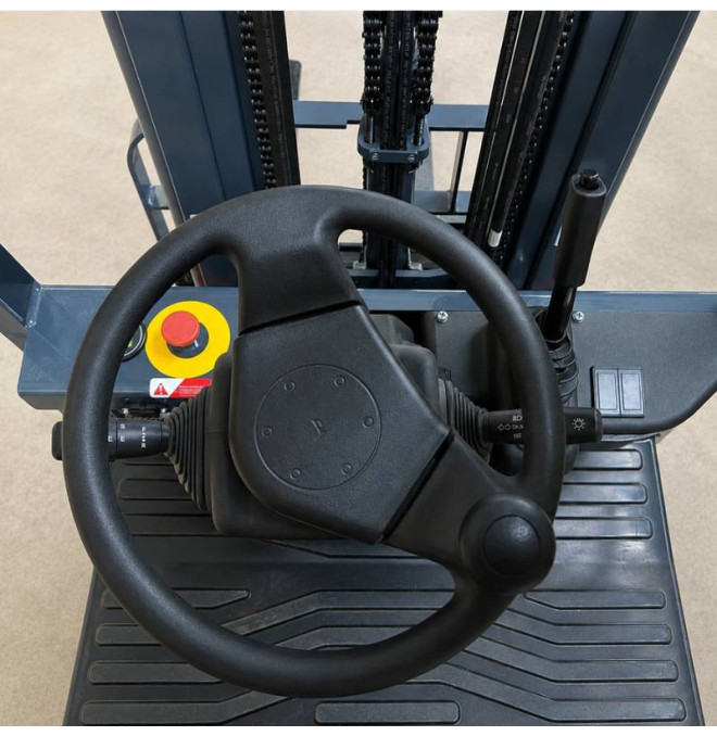 Empilhadeira Lítio 1200kg, Mastro Triplex A 4500mm - 24V / 2200AH Bateria de lítio