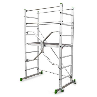 Mini scaffolding Aluminum with fast folding system | TYMBIA