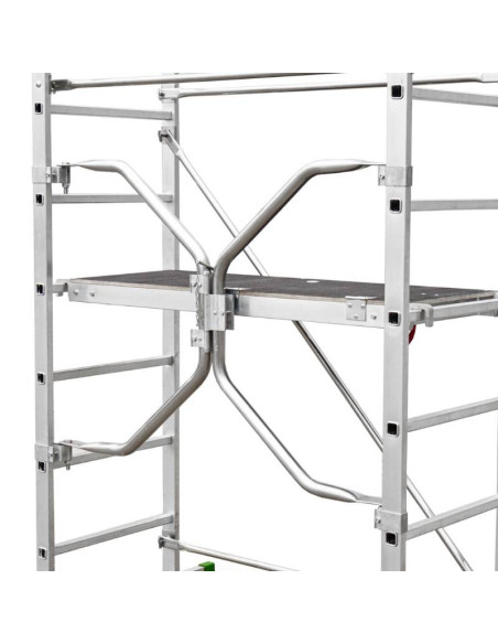 Mini gerüst Aluminium mit schnellem Faltsystem | TYMBIA