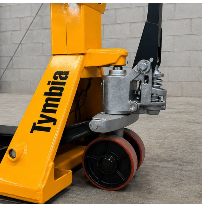 Transpallet pesatore di 2500 kg, senza stampante. Controllo del carico preciso