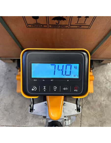 Transpaleta pesadora de 2500kg - sin impresora