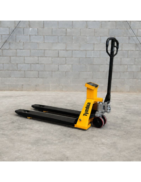 Weighing pallet truck of 2500 kg, without printer. Precise load control