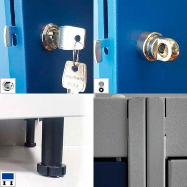 Lockers --Module lockers 6 portas 2