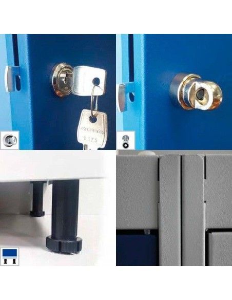 Lockers --Module lockers 6 portas