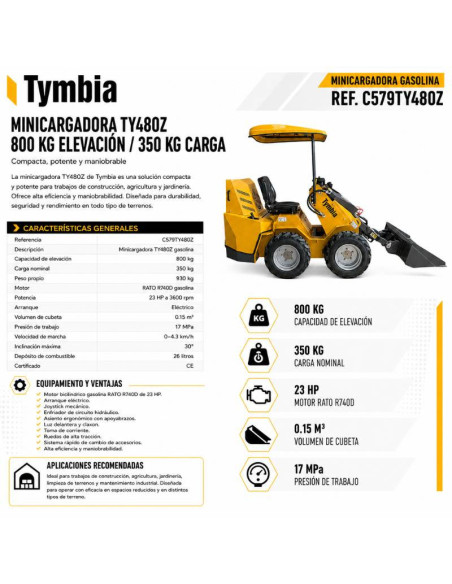 Sink Ty480Z Gasoline | 800kg Elevation | 350kg Nominal load