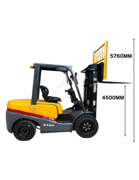 Chariot élévateur Diesel 3500kg - Mât Triplex 4500mm - Euro5