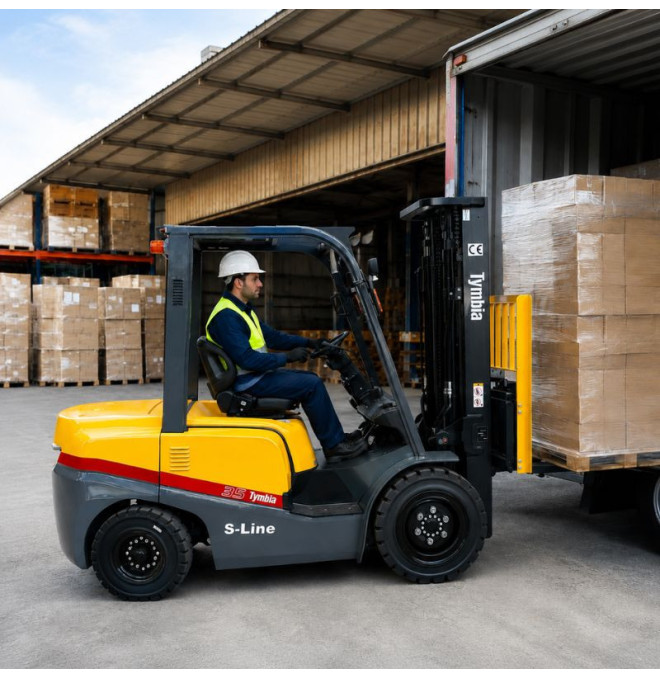 Chariot élévateur Diesel 3500kg - Mât Triplex 4500mm - Euro5