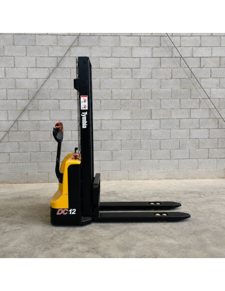 Gerbeur électrique 1200 kg à 3000mm lithium 24v / 60ah