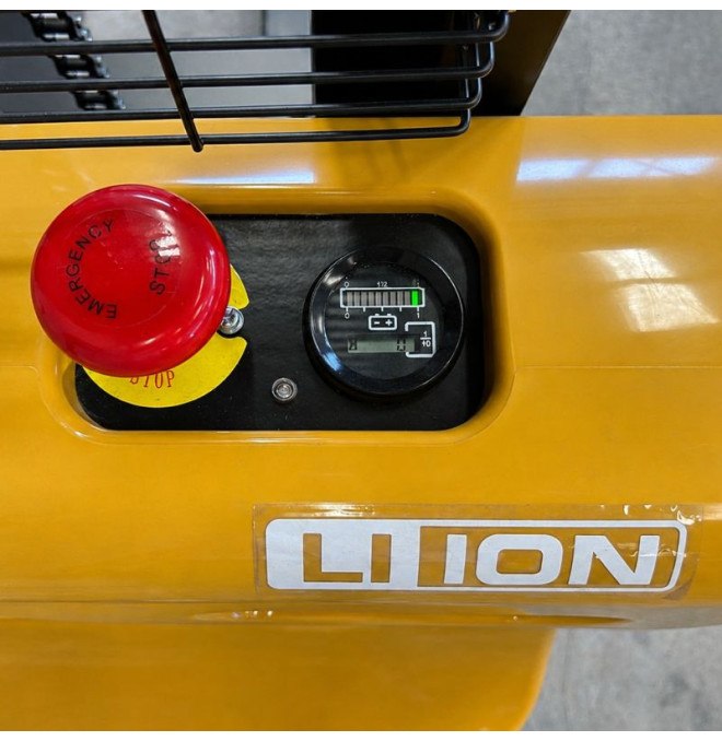 Electric stacker 1200kg at 3000mm Lithium 24V / 60AH