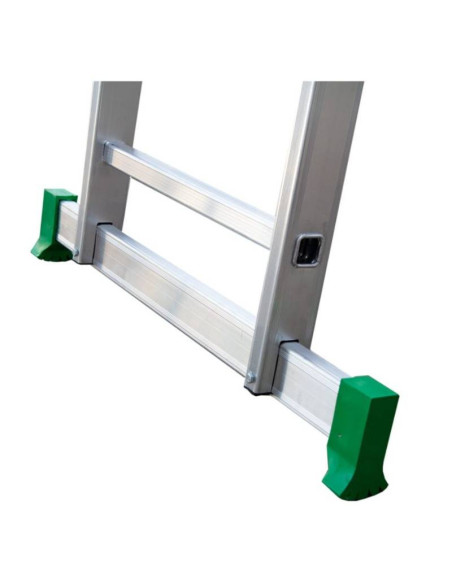 Scala in alluminio a 3 rampe 14+14+14