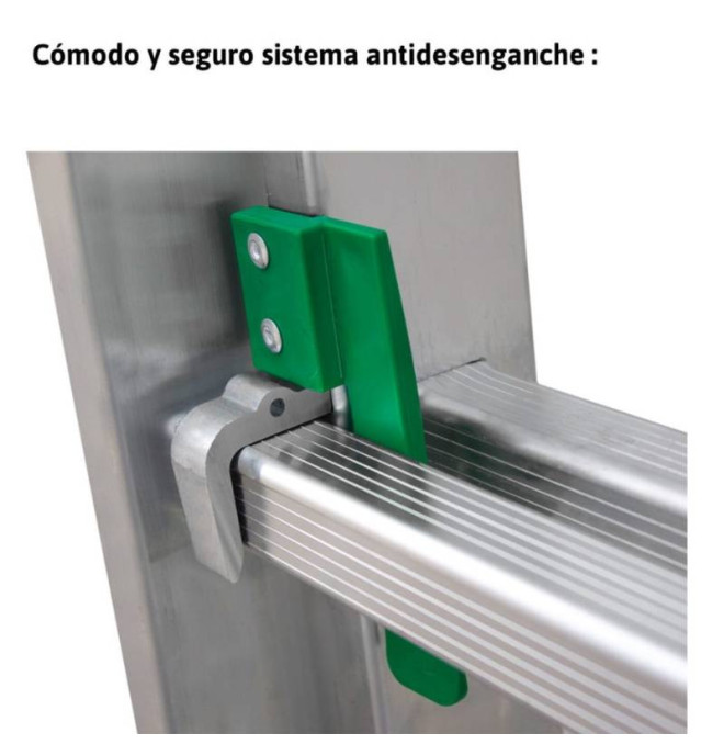 Scala in alluminio a 3 rampe 14+14+14