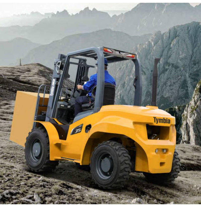 Carrelli elevatori fuoristrada 2000 a 5000kg.ser r
