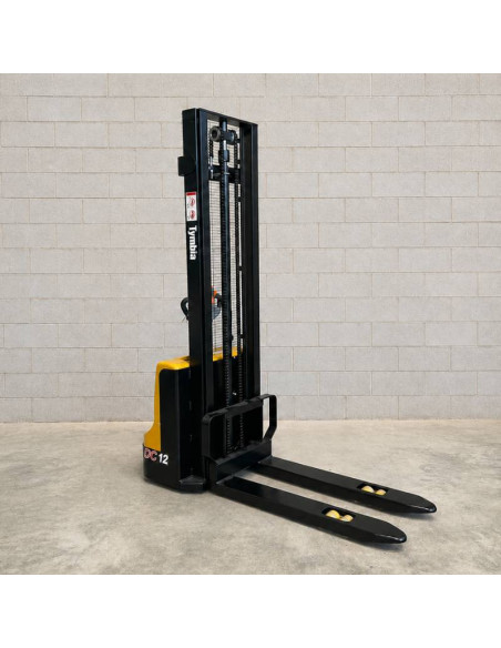 Electric stacker 1200kg at 3500mm Lithium 24V / 60AH
