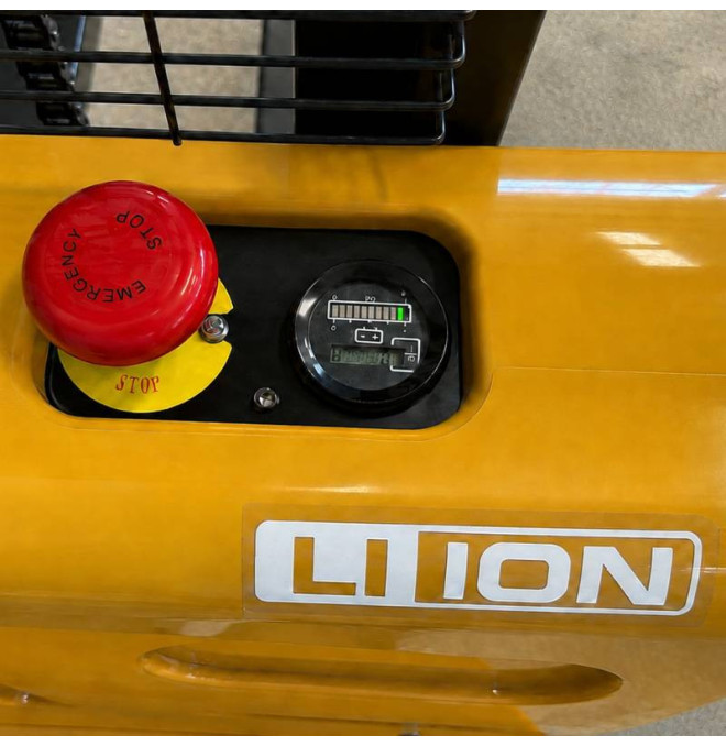Electric stacker 1200kg at 3500mm Lithium 24V / 60AH