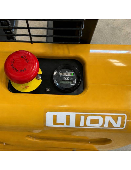 Electric stacker 1200kg at 3500mm Lithium 24V / 60AH