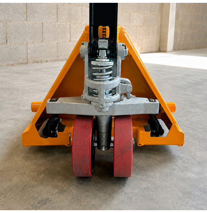 Transpalette manuel de 2500 kg - 1150x550mm - roues de polyuréthane