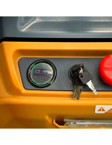 Apilador Eléctrico Mástil Tríplex 2000kg a 5000mm - 24V/210Ah