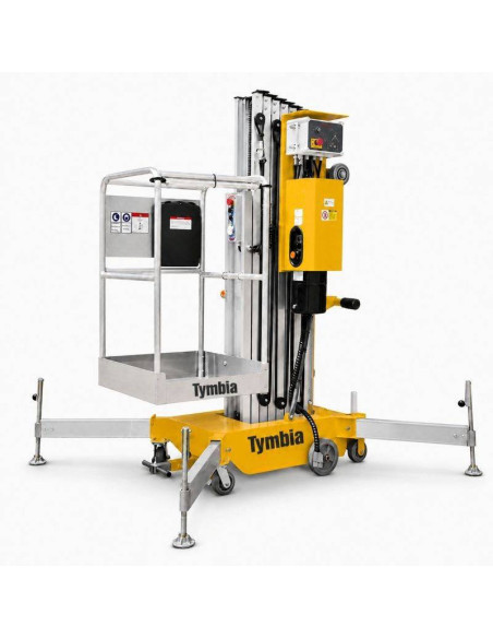 Plataforma vertical do mastro 12m-159kg uma bateria