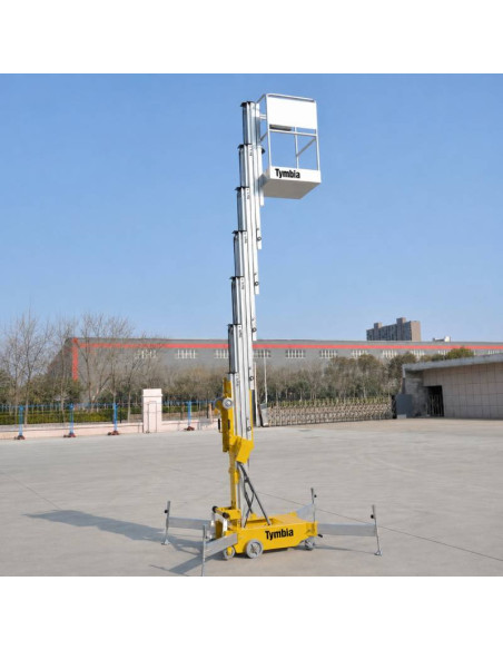 Vertikale Mastplattform 12m-159kg A Batterie