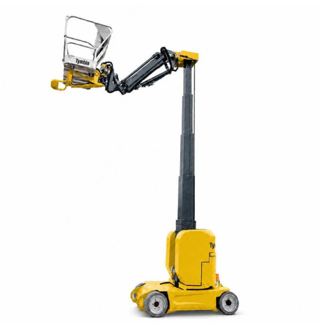 Plataforma de mastro vertical multidriçável Auto-propelido 12m-200kg