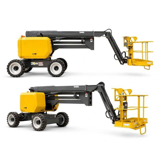 Piattaforma articolata Diesel semovente 16m-230kg