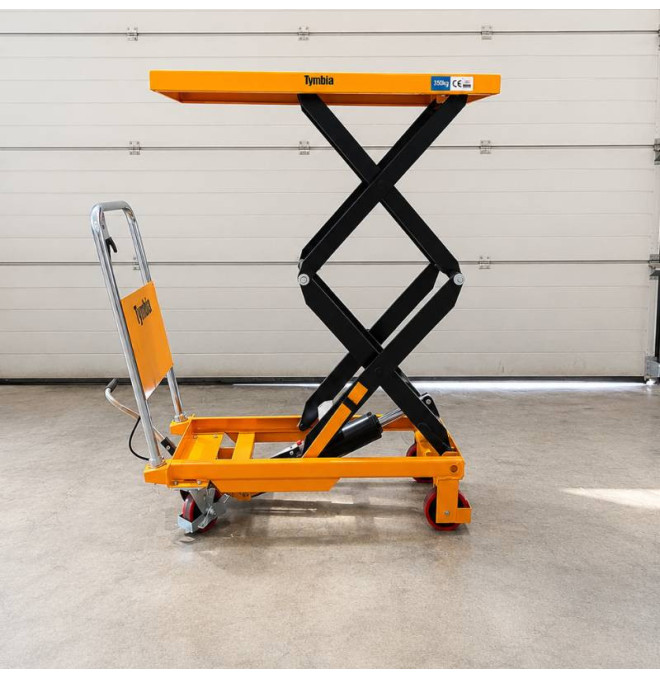 Table élévatrice manuelle 350 kg à 1300mm