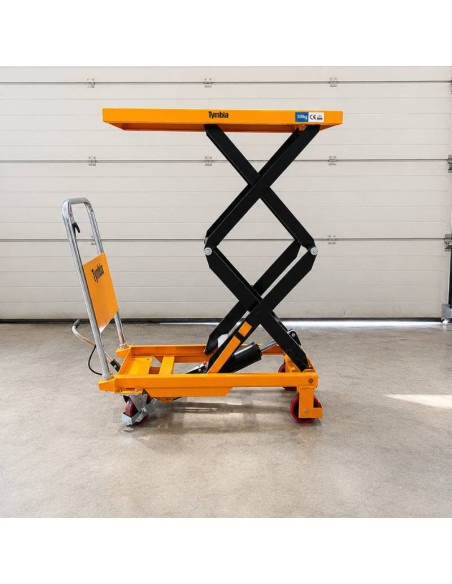 Manual lifting table 350kg at 1300mm