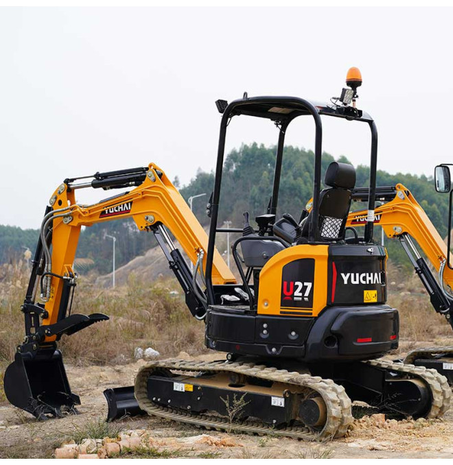 Miniexcavator Yuchai U27 - 3000kg