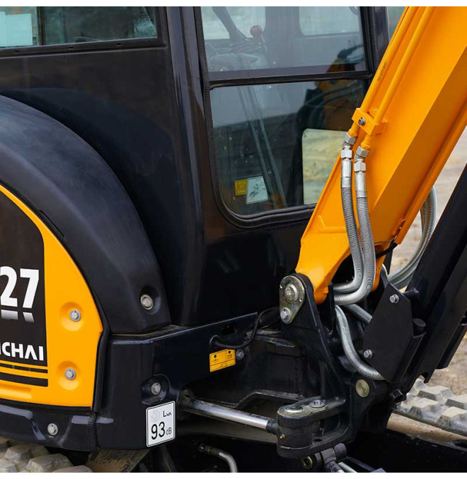 Miniexcavator Yuchai U27 - 3000kg