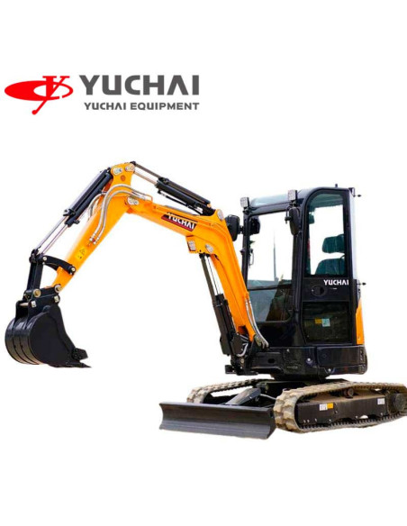 Miniexcavator Yuchai U27 - 3000kg | TYMBIA