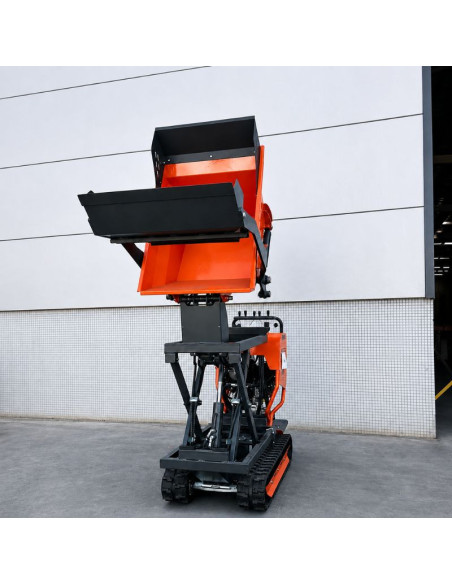 Mini dumper lifting of caterpillars 500kg capacity