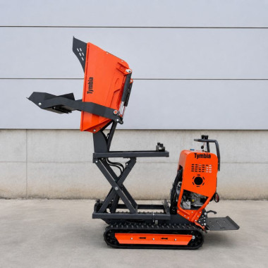 Mini dumper levantamento de lagartas 500kg capacidade 2