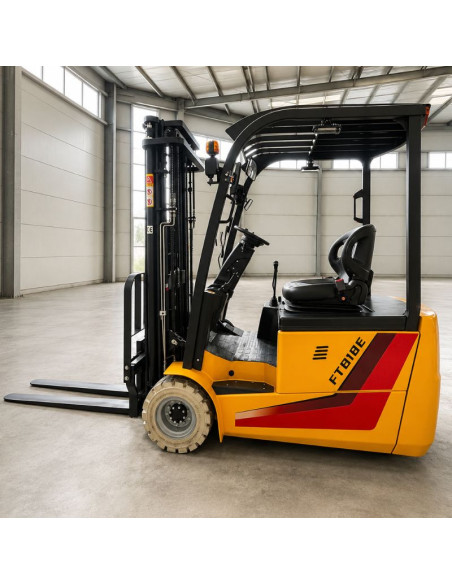 Empilhadeira Lithium 1500kg, mastro triplex a 4500mm - bateria de lítio 48V / 200AH