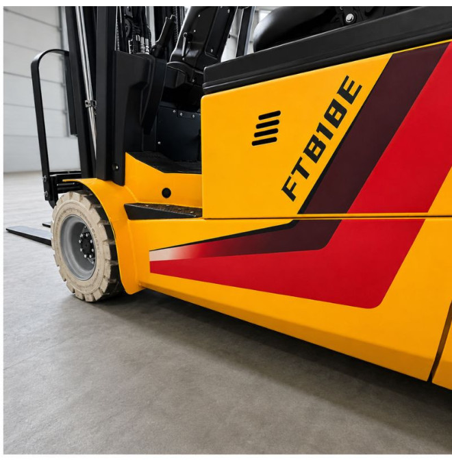 Empilhadeira Lithium 1800kg, triplex mastro 4500mm - bateria de lítio 48V / 200AH