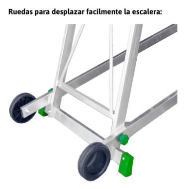 Ladder Warehouse with platform and wheels: 7 steps 2