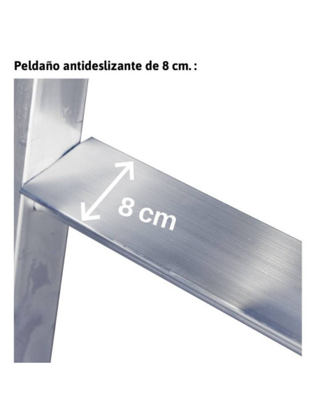 Escada Armazém com plataforma e rodas: 7 passos