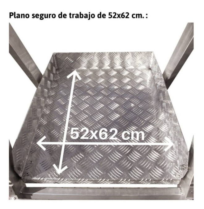Escada Armazém com plataforma e rodas: 7 passos