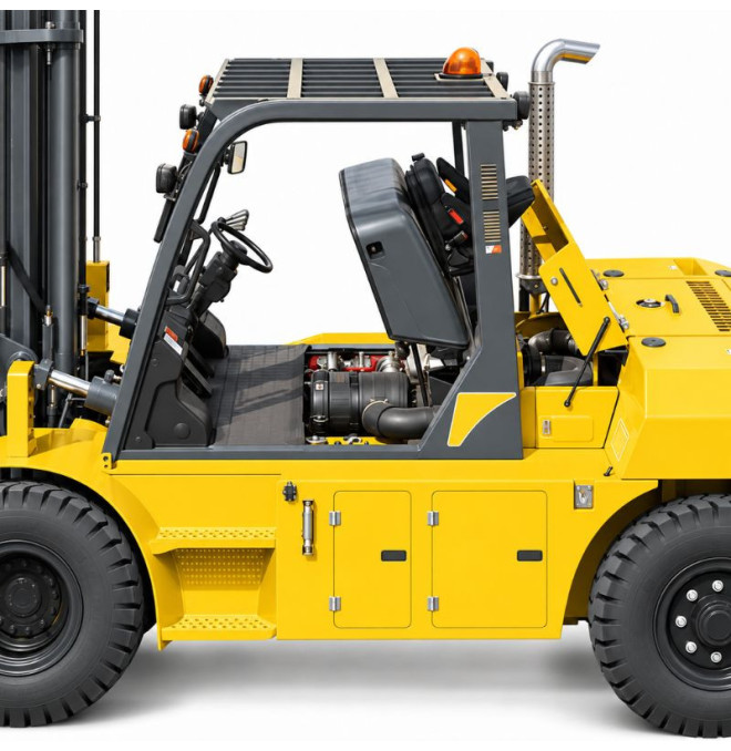 Carretilla Elevadora Diésel 12 TON. Serie H