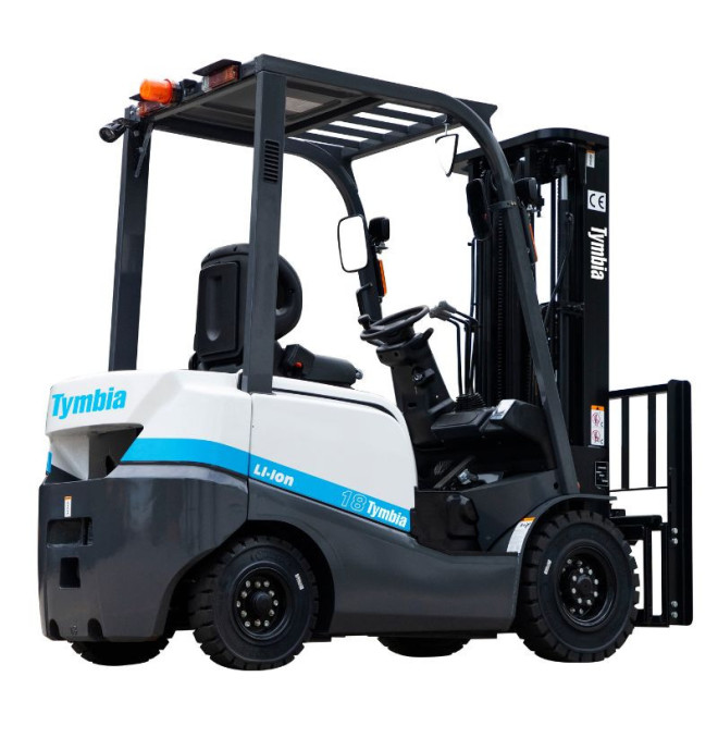 Carretilla elevadora litio 1800kg, mástil tríplex a 4700mm - Bateria litio 80V/205Ah