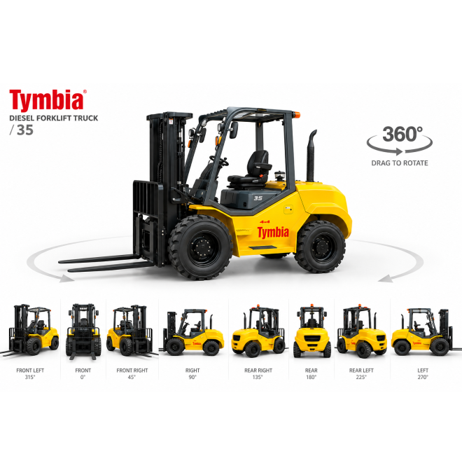 Geländestapler 3500kg 4x4 TYMBIA