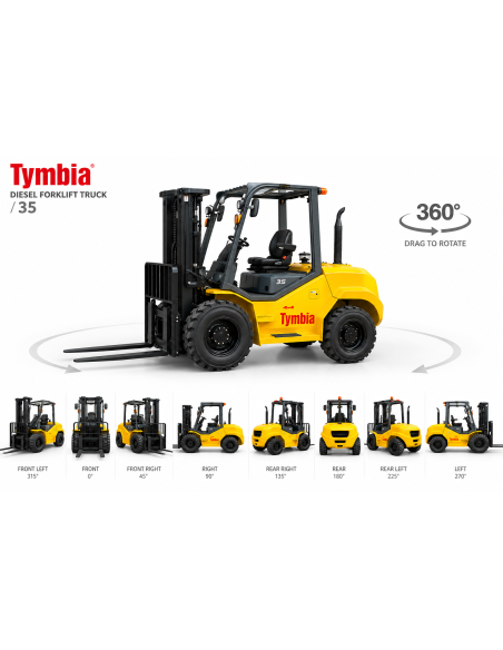 Geländestapler 3500kg 4x4 TYMBIA