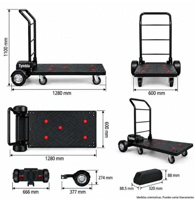 Plateforme motorisée de 200 kg | TYMBIA