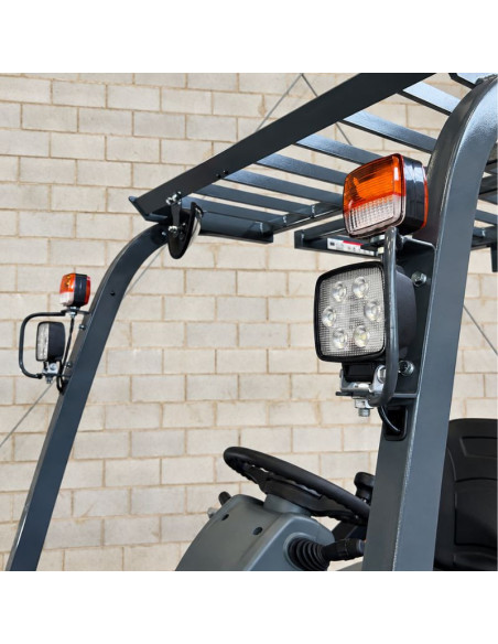 Carretilla elevadora litio 2500kg, mástil tríplex a 4800mm - Bateria litio 80V/202Ah
