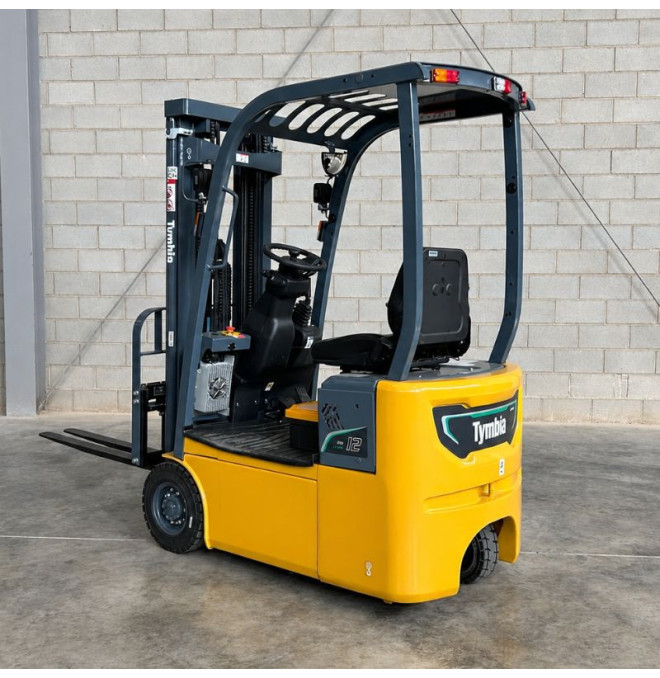 Empilhadeira Lítio 1200kg, mastro triplex a 4500mm - Bateri ...