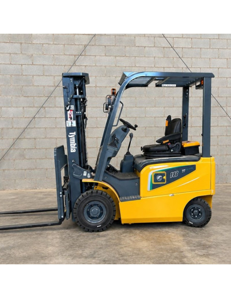 Carretilla elevadora litio 1800kg, mástil tríplex a 4800mm - Bateri...